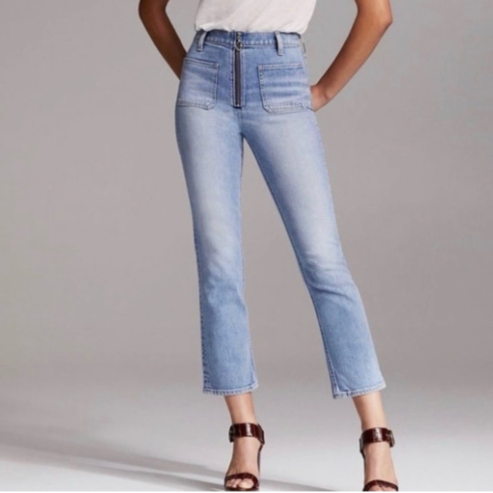 Aritzia Denim Forum The Just Peachy Straight Jeans